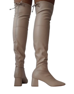 22907 P BOTA SOLA FINA STRETCH NAPA BEGE - Au Bottier