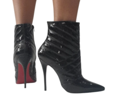 2382858 G BOTA VERNIZ PRETO SALTO FINO SOLA FINA - loja online