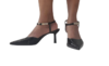 2442442 G MULE COM DETALHE DOURADO SALTO FINO VERNIZ PRETO - comprar online