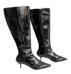 2522862 G BOTA SOLA FINA BICO FINO CANO LONGO VERNIZ PRETO - comprar online