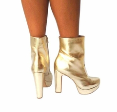 940085 G BOTA BÁSICA SALTO ALTO GROSSO NAPA OURO LIGHT - Au Bottier