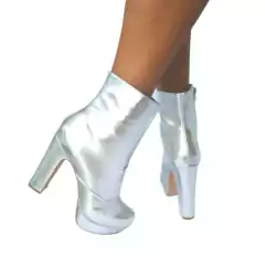 940085 G BOTA BÁSICA SALTO ALTO GROSSO NAPA PRATA na internet