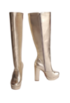 940466 P BOTA CANO LONGO METALIZADA OURO LIGHT - comprar online