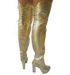 941177 P BOTA NAPA OURO SALTO GROSSO MEIA PATA - Au Bottier