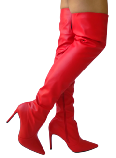 20626 P BOTA SOLA FINA NAPA SKIN VERMELHO - comprar online