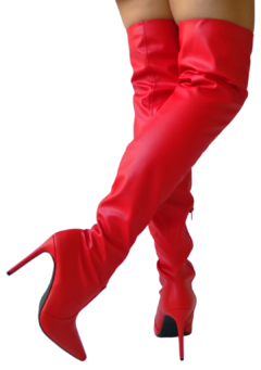 20626 P BOTA SOLA FINA NAPA SKIN VERMELHO na internet