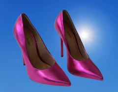 1720475 G SCARPIN LUXO METALIZADO PINK - comprar online