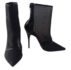 2382681 G BOTA SOLA FINA SALTO FINO EM TELINHA NAPA PRETO - comprar online