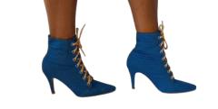 BOTA GIL G COTURNO SOLA FINA JEANS AZUL - comprar online