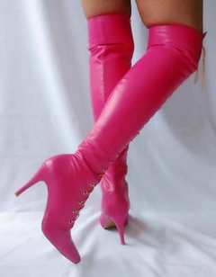 BOTA HELENA G COM LINGUETA SOLA FINA PINK NAPA na internet