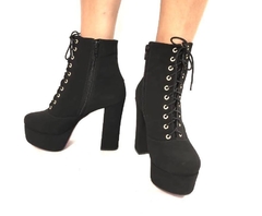 1490804 P BOTA MILI COM CADARÇO NOBUCK PRETO - comprar online