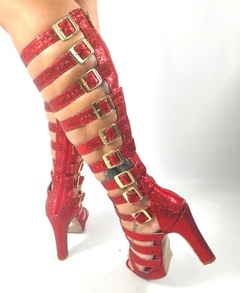 VIVI G GLADIADORA GLITTER VERMELHO na internet