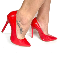 1720475 P SCARPIN LUXO VERNIZ VERMELHO na internet