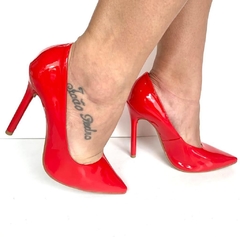 1720475 G SCARPIN LUXO VERNIZ VERMELHO na internet