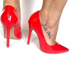 Imagem do 1720475 G SCARPIN LUXO VERNIZ VERMELHO
