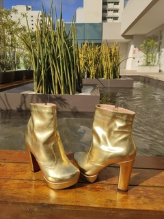 940085 G BOTA BÁSICA SALTO ALTO GROSSO OURO - loja online