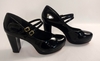 1290062 G SAPATO BONECA COM DUAS TIRAS VERNIZ PRETO
