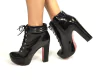 940066 P BOTA CANO CURTO COTURNO SALTO GROSSO VERNIZ PRETO