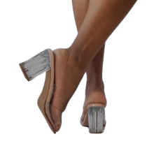 SC006 P TAMANCO COM SALTO GROSSO E TIRA TRANSPARENTE na internet