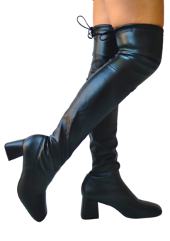 22907 P BOTA SOLA FINA STRECH NAPA PRETO - comprar online