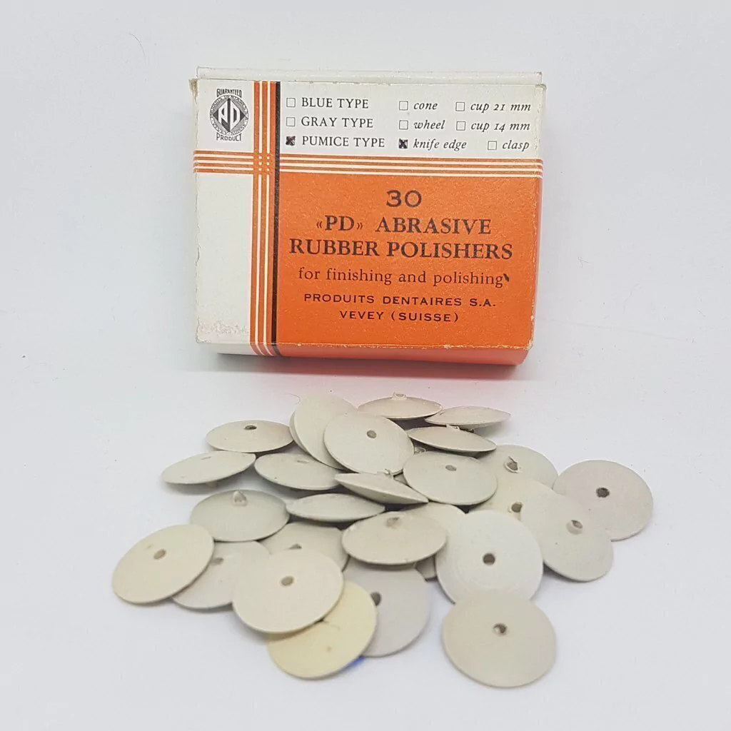 GOMAS TIPO LENTEJA PARA PULIR COMPOSITE X 30 UNIDADES