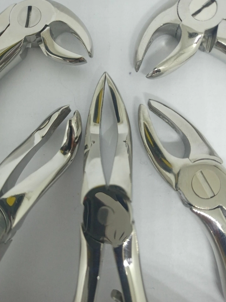 Juego de forceps x 5 unidades aleman
