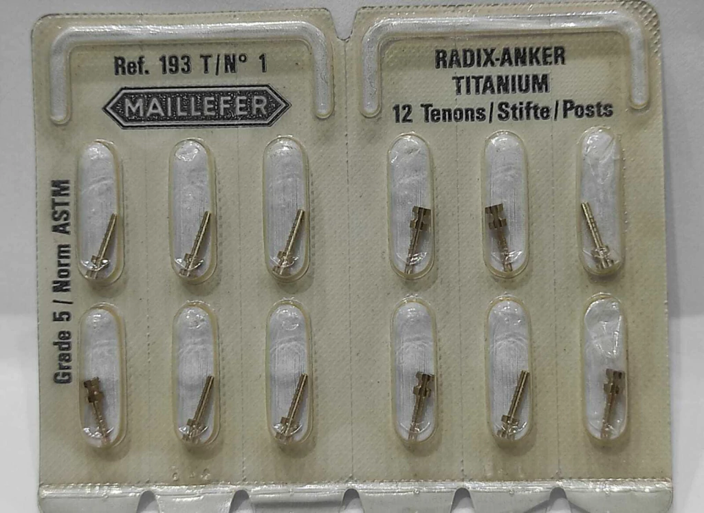 Pernos titanio radix anker n.1 X 12 unidades