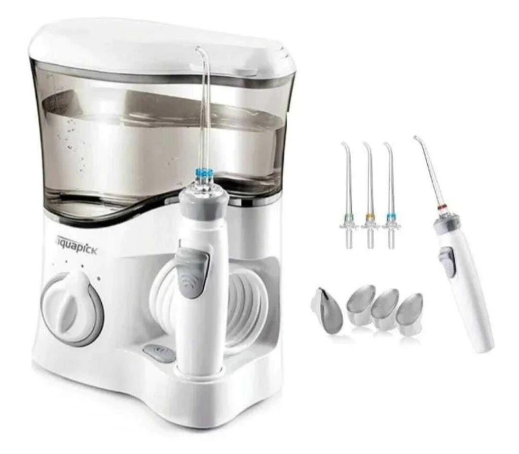 Ducha bucal familiar aquapick irrigador dental aq-350