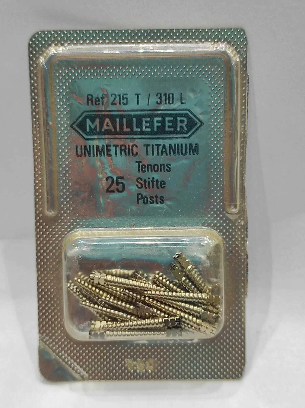 25 Pernos de Titanio Maillefer