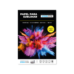 Papel Para Sublimar - Específico Para Epson F170 - A4 - 100 hojas