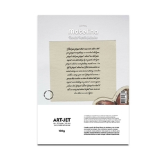 Papel Matelina Adhesiva Bambú Marfil 100gr - Art-Jet® - A4 - 20 hojas