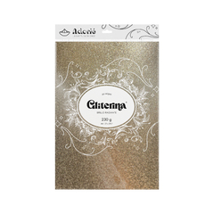 Gliterina Oro Champagne 230g - Adorié ® - A4 - 20 Hojas