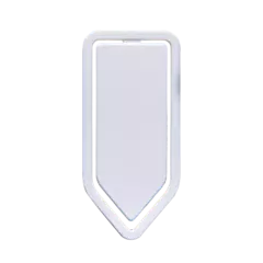 Clip Rectangular Brillante x Unidad
