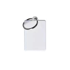 Llavero Polímero Rectangular 5X3 x Unidad
