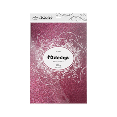 Gliterina Rosa Chicle 230g - Adorié ® - A4 - 20 Hojas