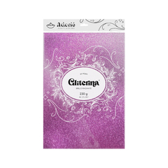Gliterina Rosa Perla 230g - Adorié ® - A4 - 20 Hojas