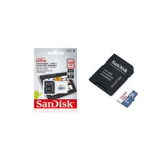Tarjeta de memoria con adaptador SD 128GB Ultra Clase10- SANDISK - 128 GB - comprar online