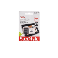 Tarjeta de memoria con adaptador SD 128GB Ultra Clase10- SANDISK - 128 GB en internet