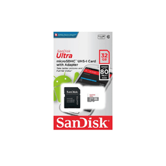 Tarjeta de memoria con adaptador SD 32GB Ultra Clase10- SANDISK - 32 GB en internet