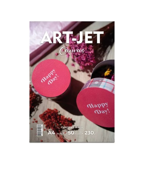 Papel Canvas Cuerina Clásica - 230gr - Art-Jet® - A4 - 50 Hojas