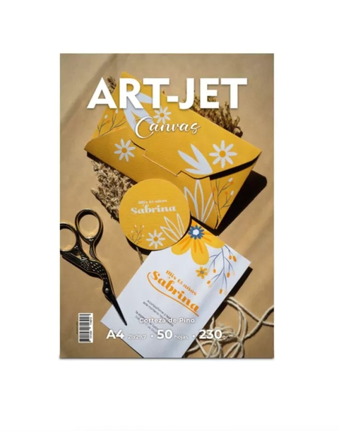 Papel Canvas Corteza de Pino - 230g - Art-Jet® - A4 - 50 Hojas