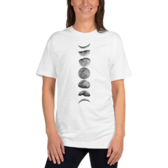 Remera Blanca Modelo: Fases Lunares Vertical en internet
