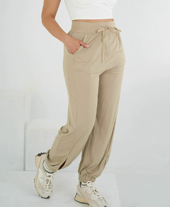 Babucha Jogger Elastizado Holgado Beige Mujer - Yagé Sportswear