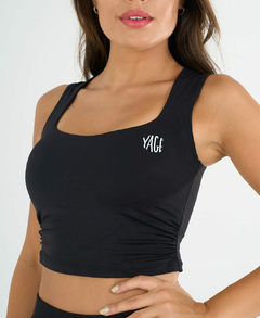 Musculosa Negra con Top Integrado - Yagé Sportswear