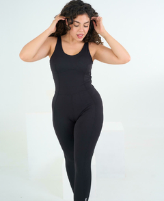 Catsuit Yoga Pilates Negro con Tazas desmontables - Yagé Sportswear