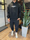 buzo boxy broken negro - comprar online