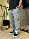Jean Mom Line Gris