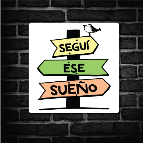 Azulejo Segui ese sueño