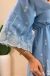 Vestido Tencel Bordado com Decote - FOREVER