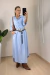 Vestido Chemise Liso